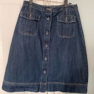 Old Navy a-line jean skirt size 6